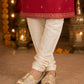Boys Maroon Embroidered Kurta Pajama Set | Premium Festive Ethnic Wear for Kids | Wedding, Diwali & Party Outfit (1–8 Years)