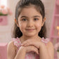 Girls Pink Floral Tiered Dress | Sleeveless Ruffle Cotton Summer Dress for Kids (1–8 Years)