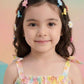 Girls Multicolor Floral Tiered Dress | Sleeveless Cotton Summer Party Dress for Kids (1–8 Years)