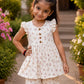 Girls Floral Cotton Co-Ord Set | Sleeveless Ruffle Top & Printed Shorts | Soft Summer Outfit | Casual Wear for Girls (2–8 Years)