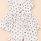 Girls Floral Cotton Co-Ord Set | Sleeveless Ruffle Top & Printed Shorts | Soft Summer Outfit | Casual Wear for Girls (2–8 Years)
