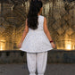 Girls Floral Cotton Co-Ord Set | Sleeveless Peplum Top & Printed Jogger Pants | Soft Casual Summer Outfit for Girls