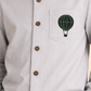 Boys Mandarin Collar Shirt with Olive Pants | Smart Casual Outfit Set (2-10 Years)
