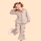 Girls Beige Co-Ord Set with Bow Detail | Stylish Top & Pant Outfit (2-10 Years)