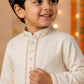 Boys Ivory Embroidered Kurta Pajama Set | Premium Ethnic Wear for Kids | Festive & Wedding Outfit (1–8 Years)
