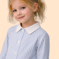 Kids Blue Striped Night Suit Set | Soft Cotton Pajama Set for Boys & Girls (2–10 Years)