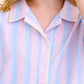 Girls Pastel Striped Co-ord Set | Shirt & Pants Outfit for Kids (2-6 Years)