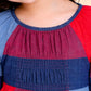 Girls Red & Blue Checkered Dress | Stylish Casual Cotton Dress for Kids (2-6 Years)