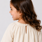 Girls Ivory Floral Embroidered Cotton Dress | Full Sleeve A-Line Party Dress for Kids (1–6 Years)