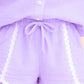 Girls Lavender Co-ord Set | Cute Top & Shorts Outfit for Kids (2-6 Years)