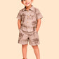 Boys Printed Shirt & Shorts Co-ord Set | Casual Summer Outfit for Kids (2-6 Years)