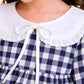 Girls Blue Striped Co-ord Set | Collared Shirt & Pants Outfit for Kids (2-6 Years)