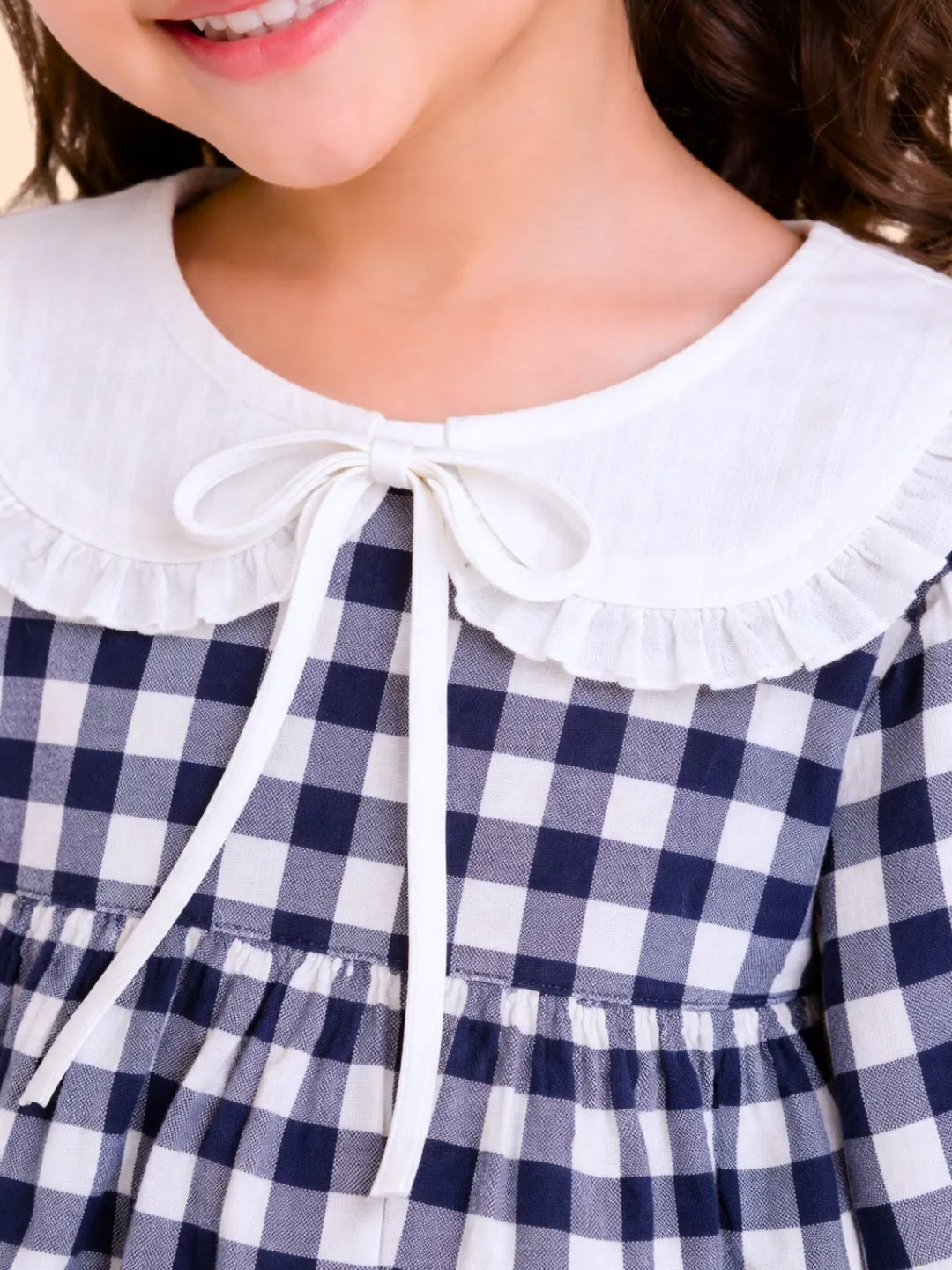Girls Blue Striped Co-ord Set | Collared Shirt & Pants Outfit for Kids (2-6 Years)