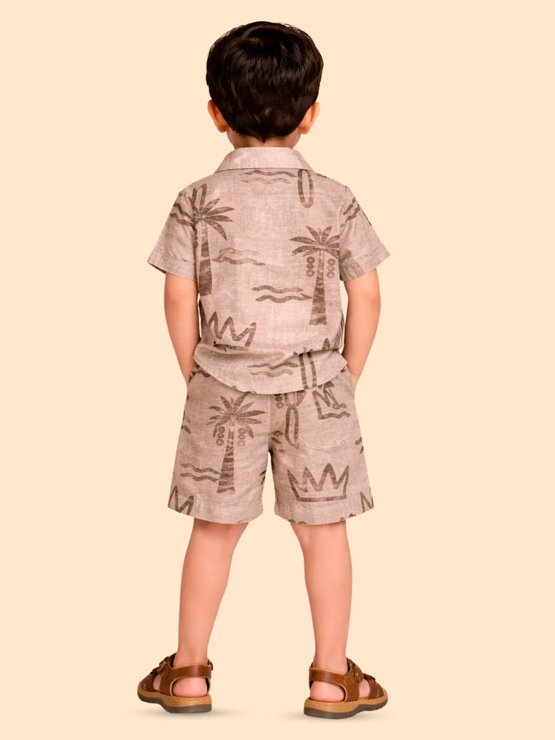 Boys Printed Shirt & Shorts Co-ord Set | Casual Summer Outfit for Kids (2-6 Years)